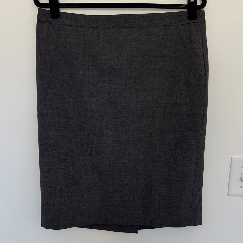 J. Crew Charcoal Pencil Skirt